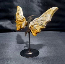 Load image into Gallery viewer, Bumblebee Jasper Carved Wing Dragon 0406