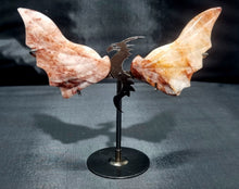 Load image into Gallery viewer, Hematoid Quartz (fire quartz) Carved Wing Dragon 0404