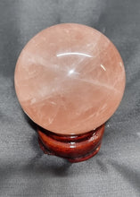 Load image into Gallery viewer, Rose Quartz Sphere 0213