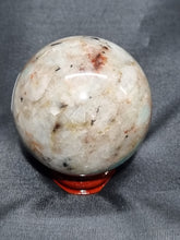 Load image into Gallery viewer, Amazonite and Hematoid Quartz Sphere 0262