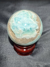 Load image into Gallery viewer, Blue Aragonite Sphere 0185
