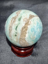 Load image into Gallery viewer, Blue Aragonite Sphere 0185
