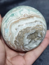 Load image into Gallery viewer, Blue Aragonite Sphere 0182
