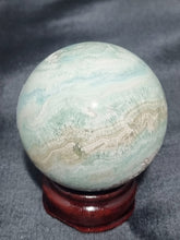 Load image into Gallery viewer, Blue Aragonite Sphere 0177
