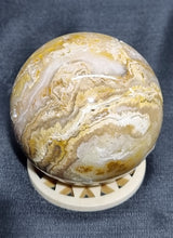 Load image into Gallery viewer, Crazy Lace Agate Druzy Sphere 0172
