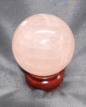 Load image into Gallery viewer, Rose Quartz Sphere 0214
