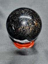Load image into Gallery viewer, Hawkseye Tiger's eye (blue) Sphere 0158
