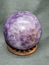 Load image into Gallery viewer, Amethyst and Crazy Lace Agate Sphere 0146
