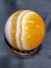 Load image into Gallery viewer, Orange Calcite Sphere 0156
