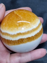 Load image into Gallery viewer, Orange Calcite Sphere 0156
