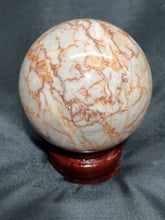 Load image into Gallery viewer, Red Vein Jasper Sphere 0174
