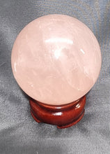 Load image into Gallery viewer, Rose Quartz Sphere 0214
