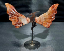 Load image into Gallery viewer, Hematoid Quartz (fire quartz) Carved Wing Dragon 0402
